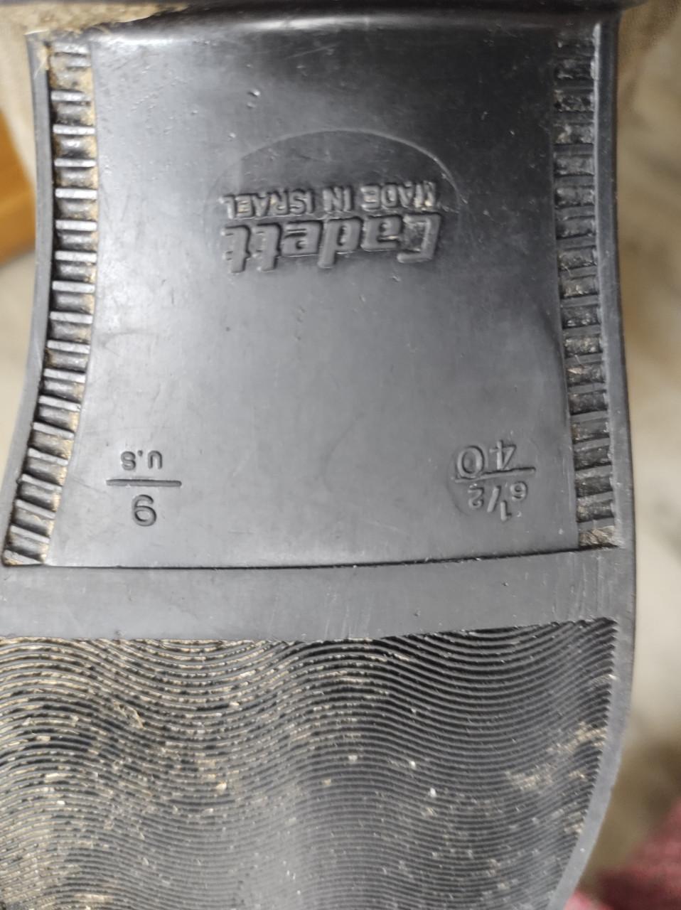 Paar nette hoge paardrijlaarzen. maat 40. merk Cadett