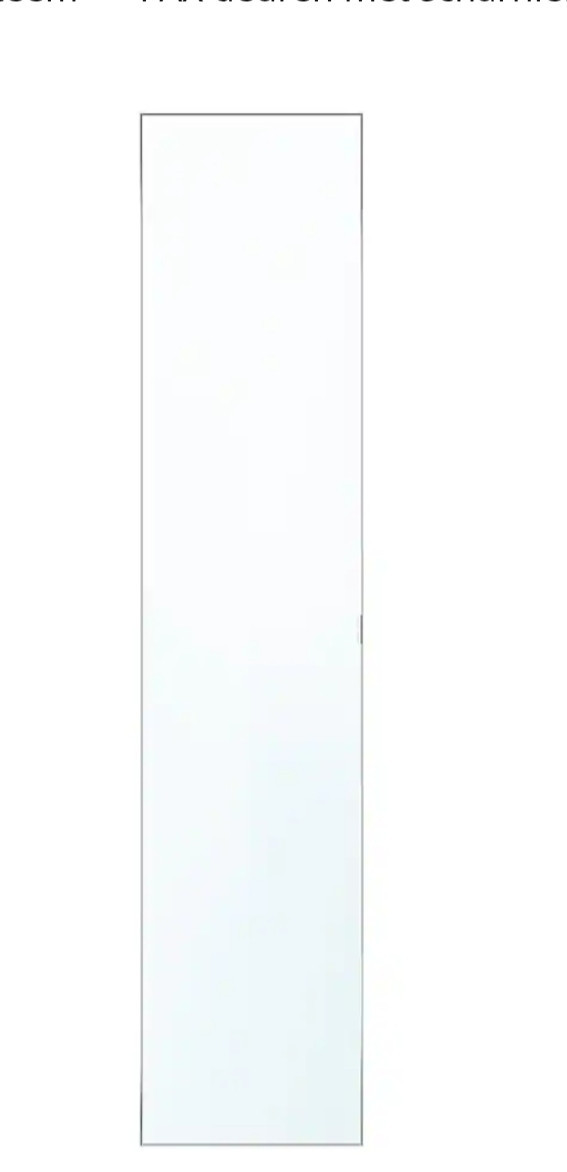 Spiegeldeuren PAX 50x195cm (voor 201cm kast)