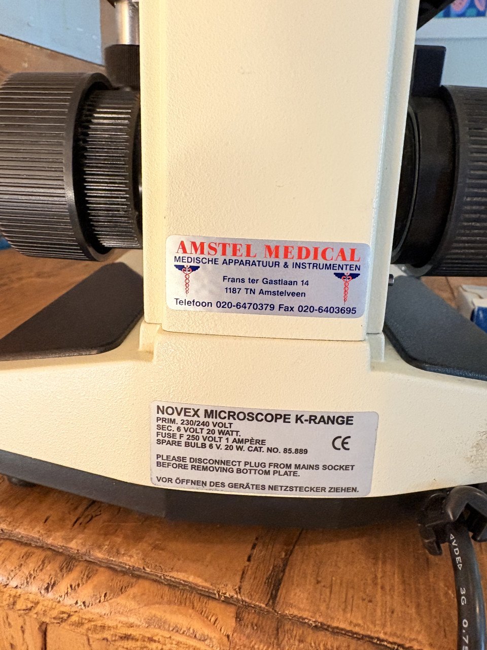 Novex medische microscoop, bonus Olympus Tokyo