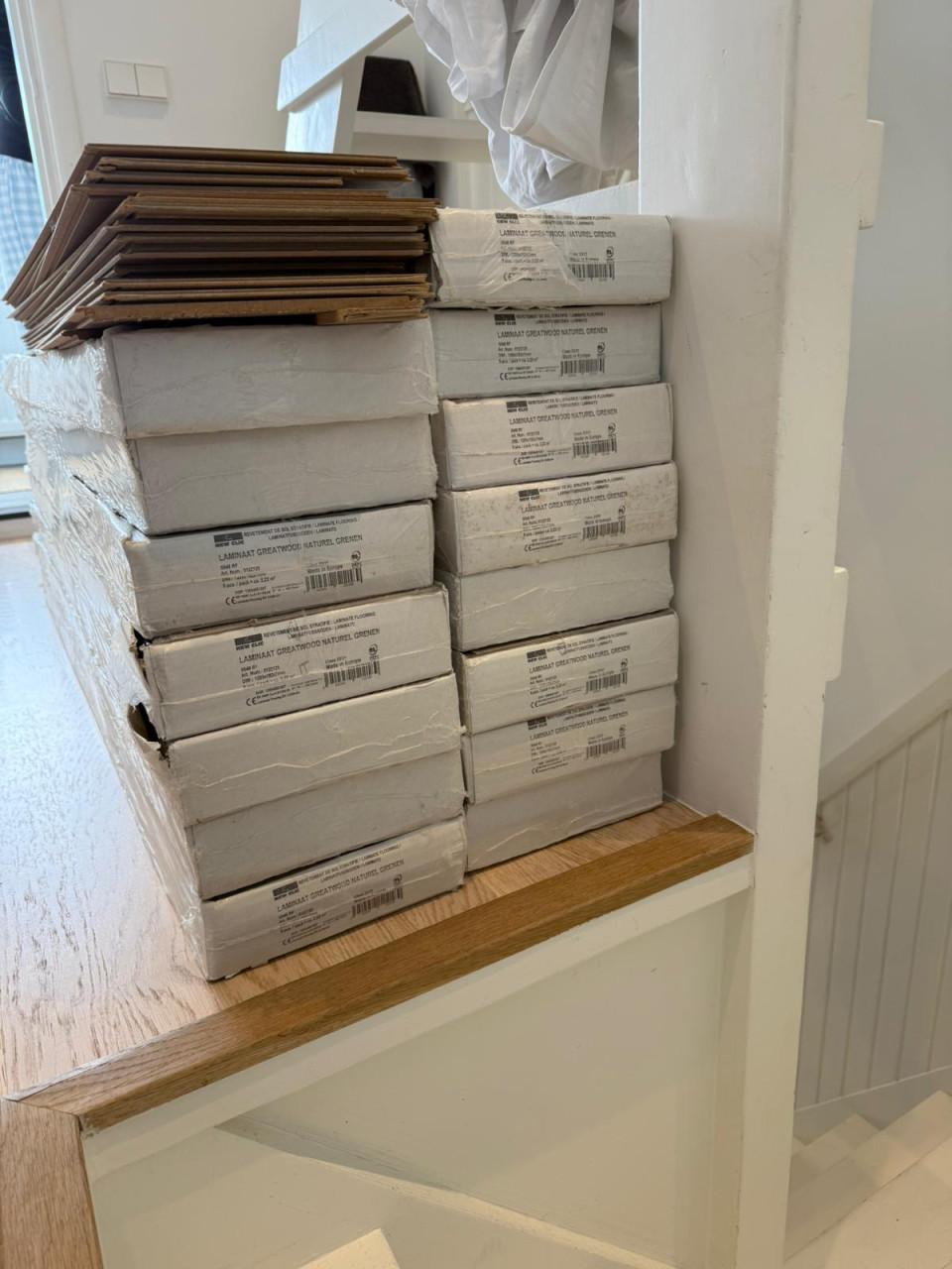 Laminaat “Greatwood Naturel Grenen” (33,3 m²) – nieuw/ongebruikt