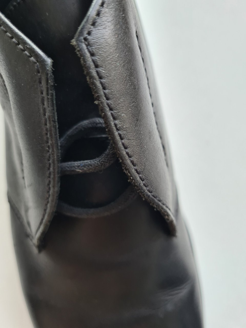 Peperoni zwarte leren heren veterschoenen  Maat 42