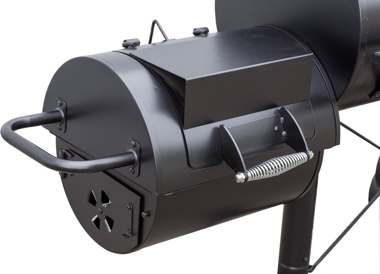 El Fuego Kiona houtskoolgrill, off-set en verticale smoker