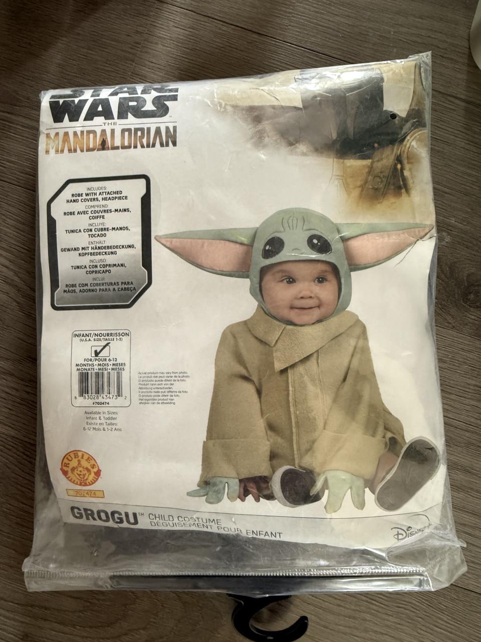 Baby yoda verkleedpakje