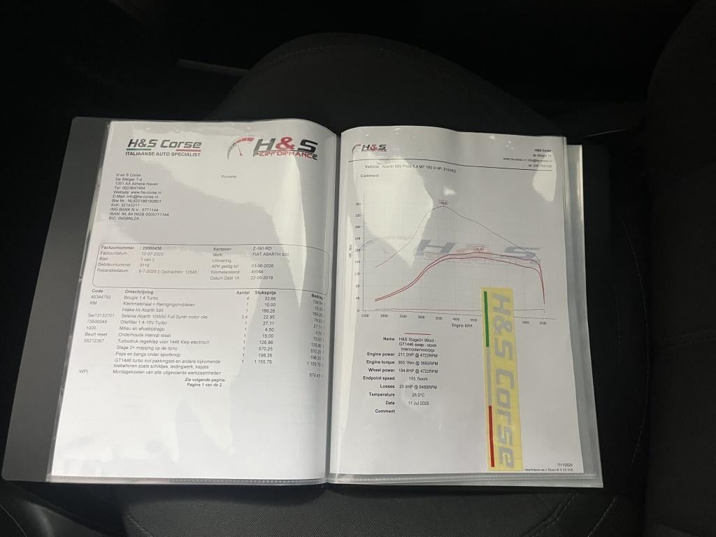 Fiat 500 1.4 abarth t-j ab 595 pista