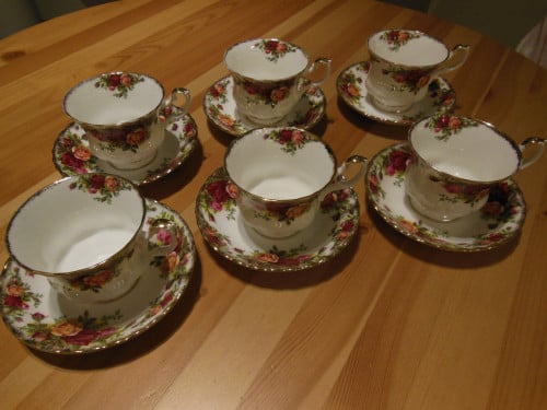 Theekop en schotels Royal Albert