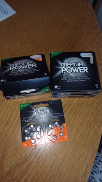 Hoortoestel batterijen, nieuwin verpakking.