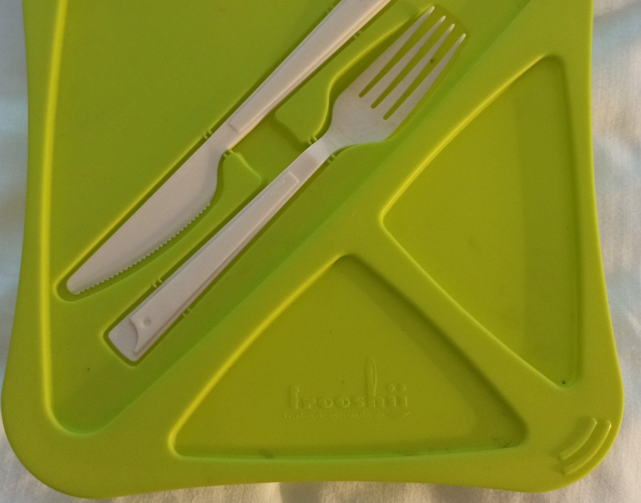 Lunchbox set met bestek - nieuw - 4 st beschikbaar - Nieuw (4 voor €5)