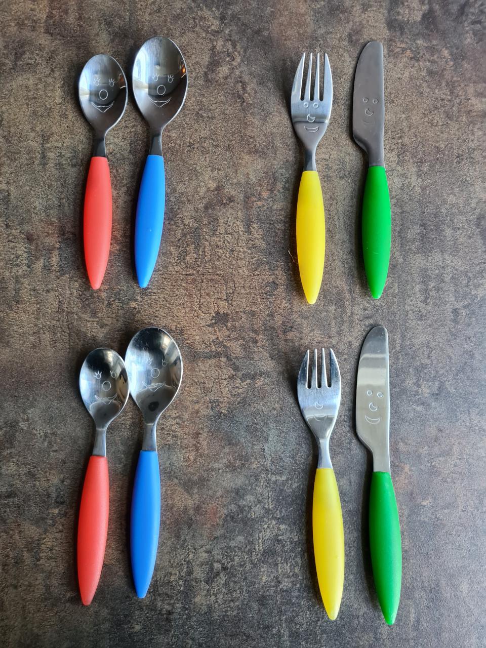 Compleet setje kinder bestek . Kunnen in de vaatwasser