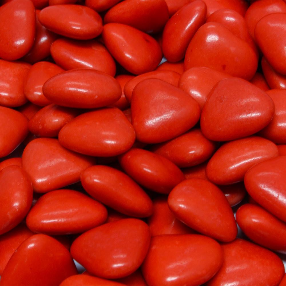 Rode chocolade harten