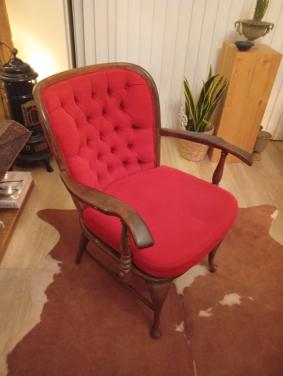 Baroque Mahonie stoel jaren 50-60