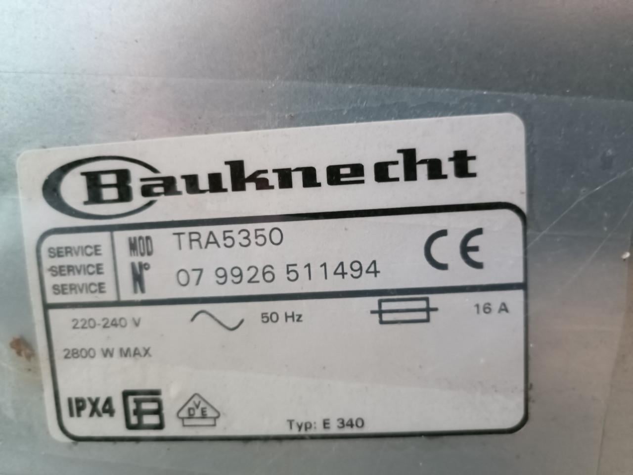 Bauknecht wasdroger luchtafvoer