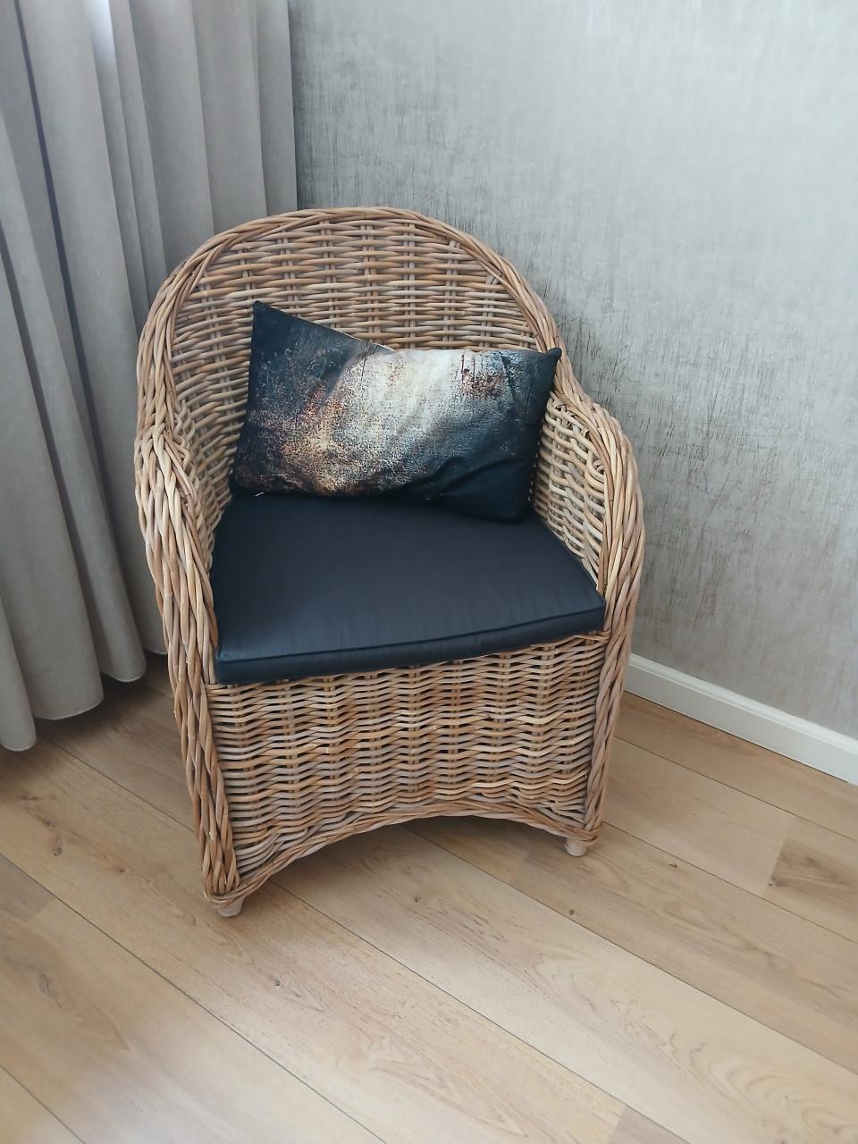 Landelijke rotan stoel