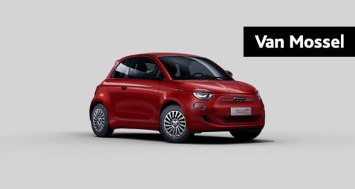 Fiat 500 3+1 red 24 kwh | cruise control |apple carplay/android auto | 8 ja