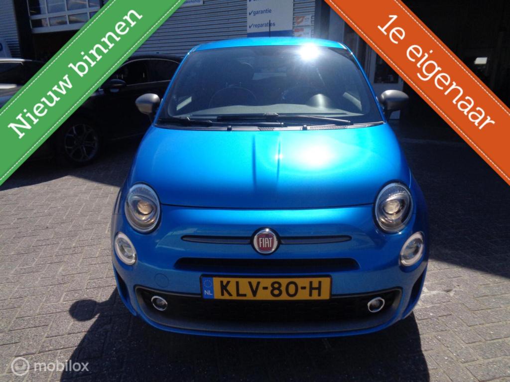 Fiat 500 1.2 sport/groot navi/ecc airco/lm velgen/dig dash/zwarte hemel stu