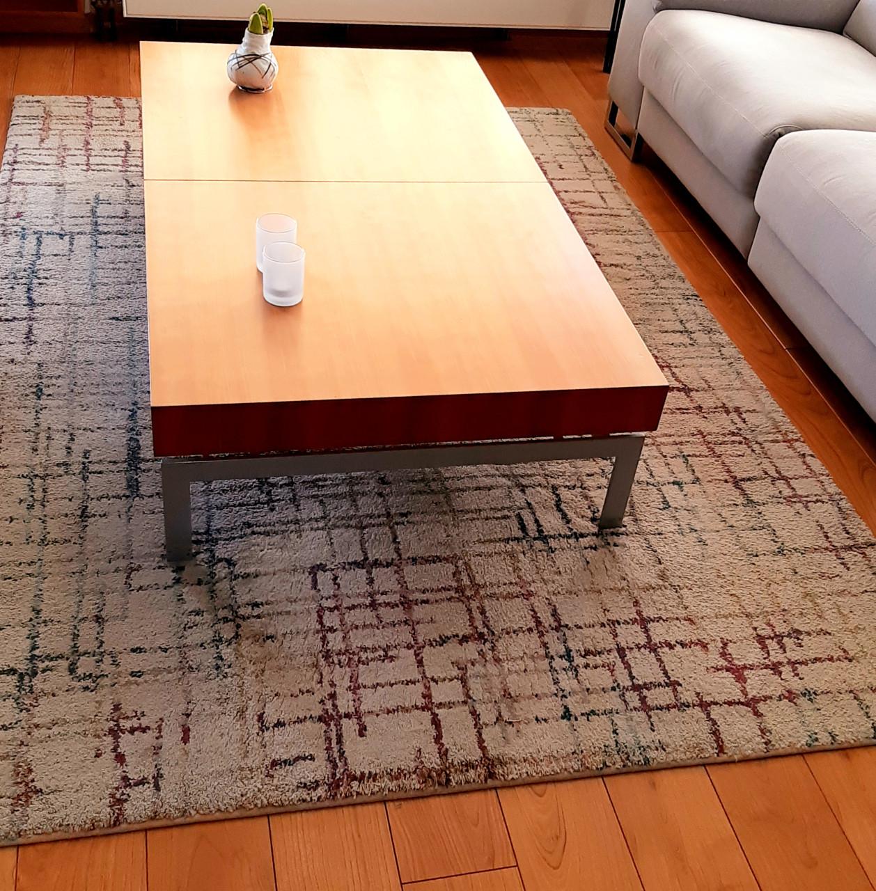 Vloerkleed 160x230 cm gemeleerd