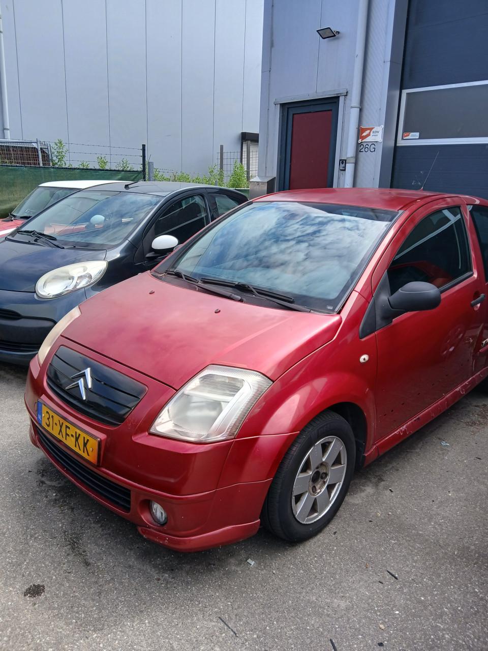 Citroen C2-2007-km 174234Nap-airco-stuurbekr-el.ramen-l.m.velgen-1250,=