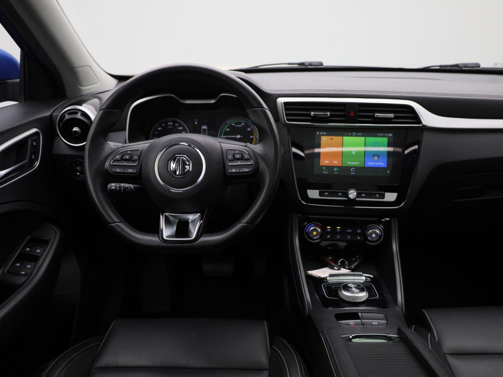 MG Zs-ev luxury 45 kwh | automaat | panoramadak | lederen bekleding | achte