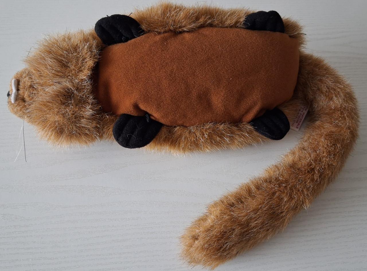 Scoozie pet knuffel met geluid bever wezel fret