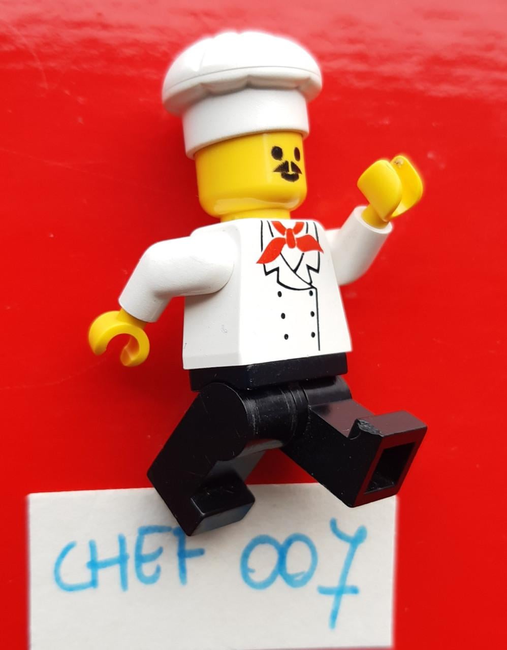 LEGO minifiguur: Dr. Charles Lightning met rugzak Of  kok, bakker, chef