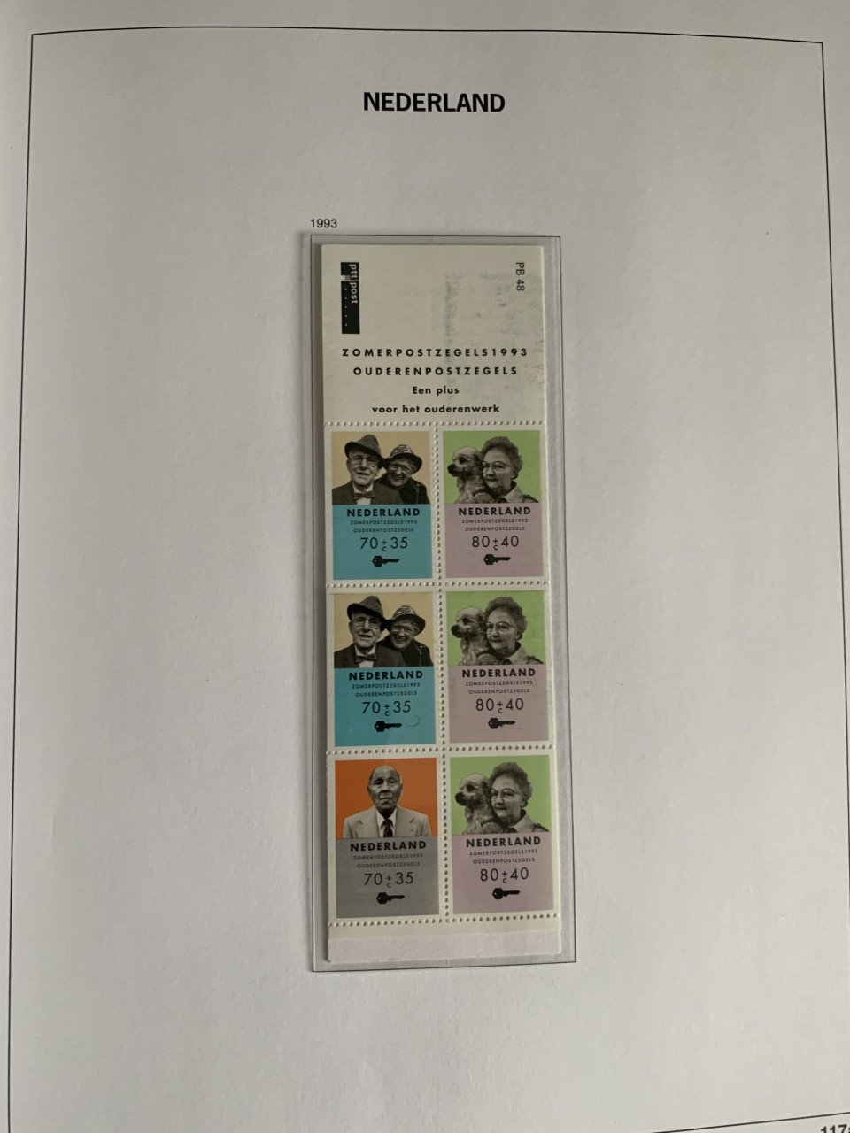 Nederland Davo de Luxe IV (1990-1999) helemaal gevuld postfris