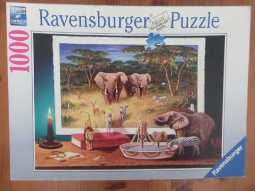 Leuke volledige puzzel van 1000 stukjes.