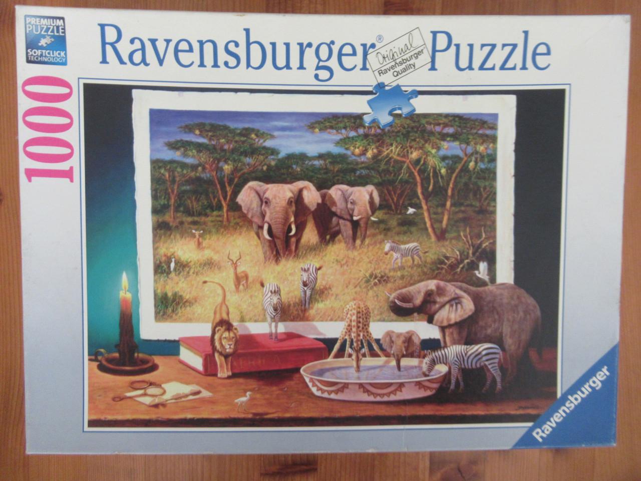 Leuke volledige puzzel van 1000 stukjes.