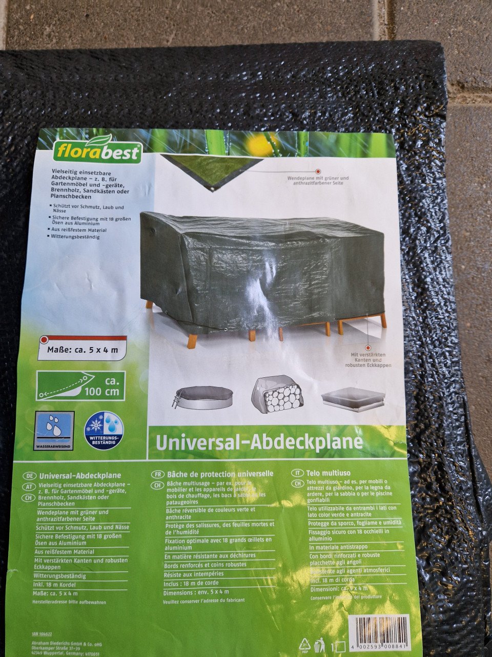 Beschermhoes voor Tuinmeubels.