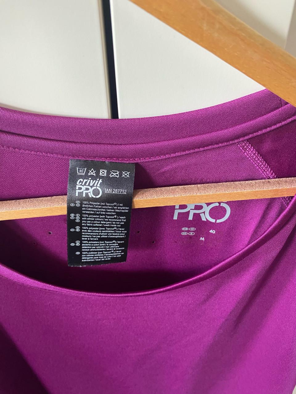Paars sport shirt voor dames