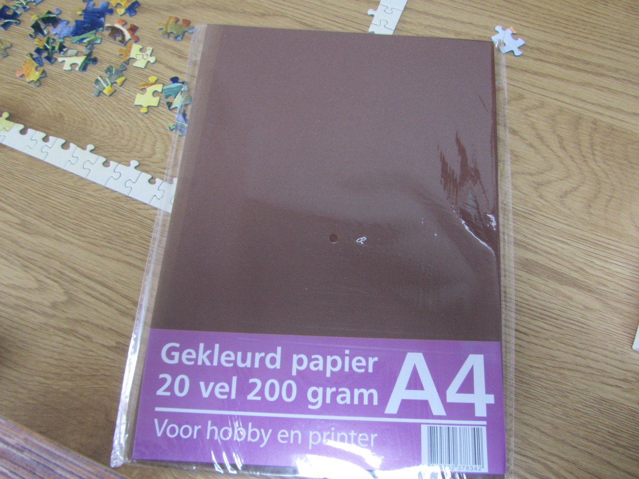 Karton om kaartjes te maken..