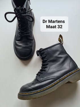 Zwarte leren Dr Martens  Maat 32