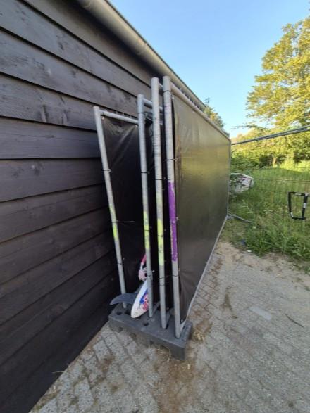 Te koop 4 Bouwhekken incl zeilen