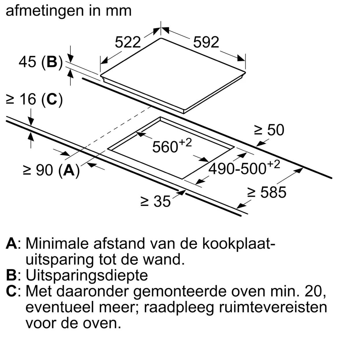 Zo goed als nieuwe Siemens keramische kookplaat.