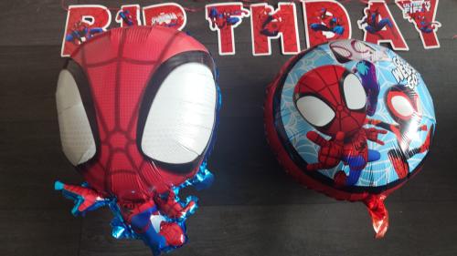 Spiderman verjaardag versiering set 4-delig