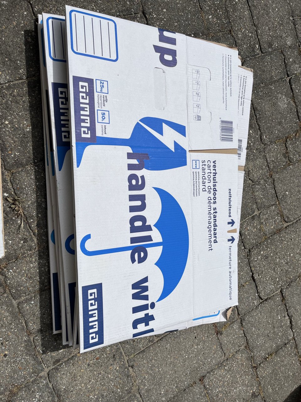 Verhuisdozen 9 stuks in goede staat