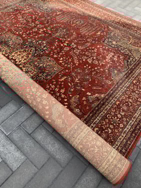 ✨Schitterend Sfeervol Vintage Vloerkleed van Zuiver Scheerwol✨