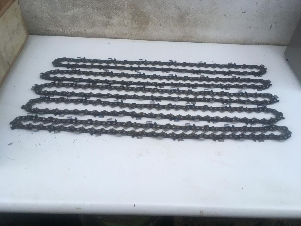 5x zaagketting voor kettingzaag dolmar, husqvarna etc. zo goed als nieuw