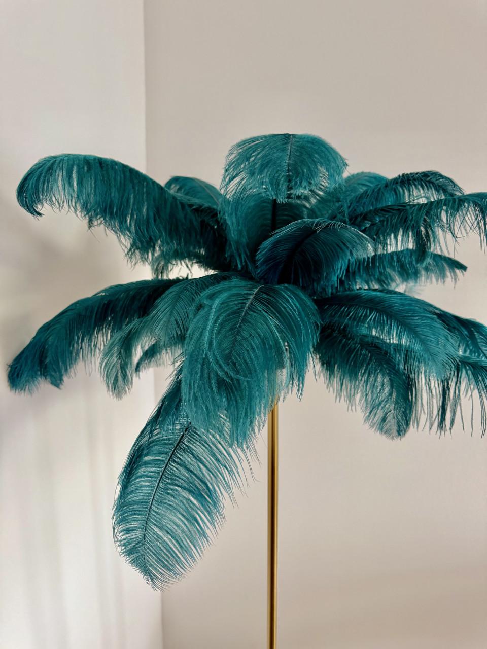 KARE Design Floor Lamp met Echte Pauwenveren (165 cm)