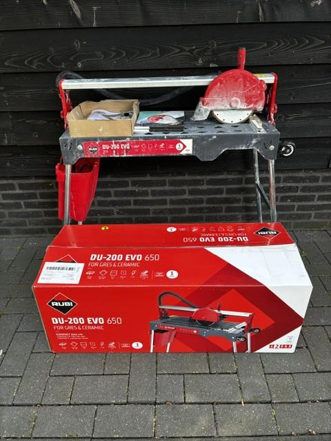 Tegelzaagmachine RUBI DU-200 EVO 650