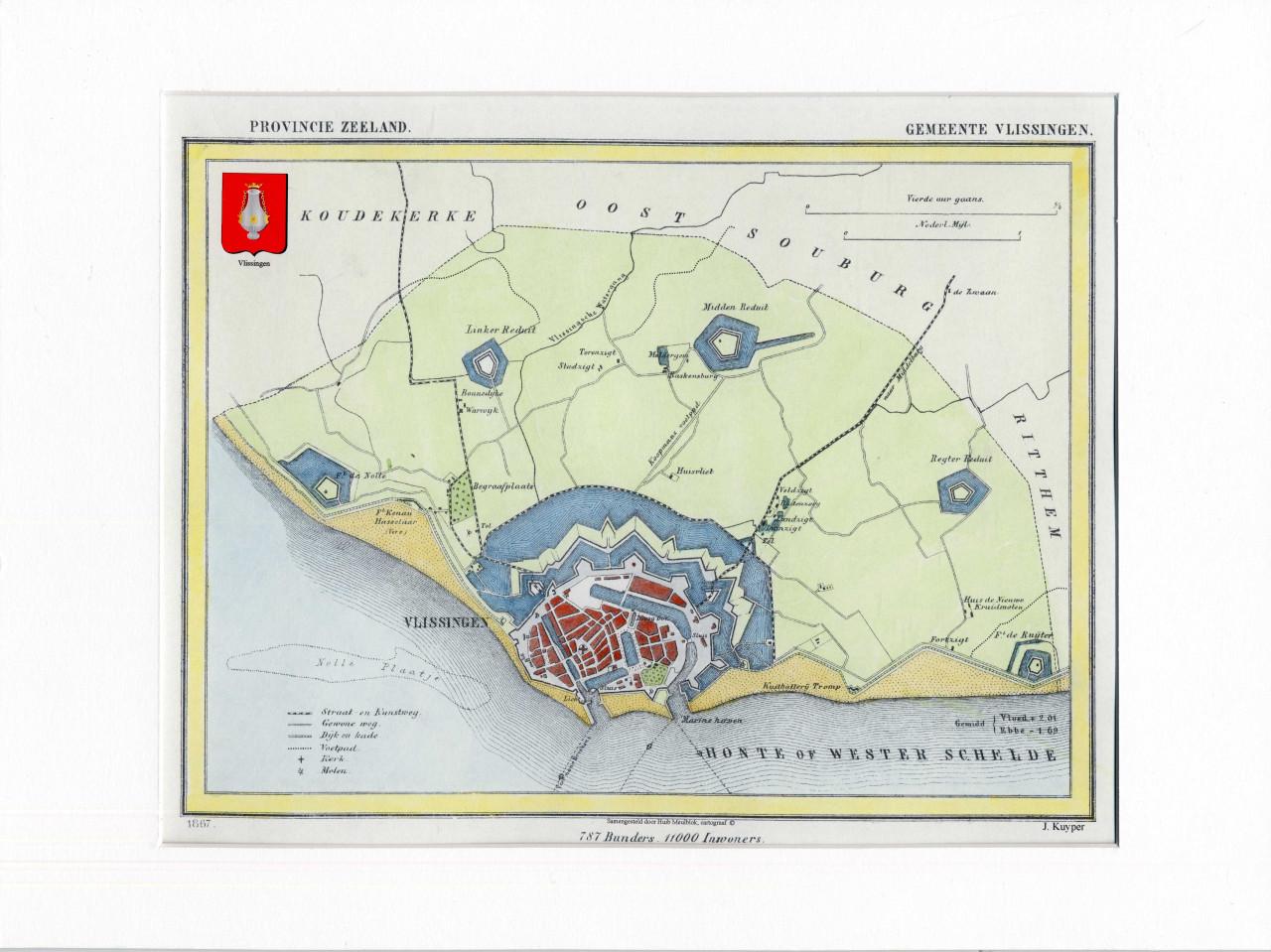 Historische kaart 1867