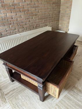 Houten salontafel