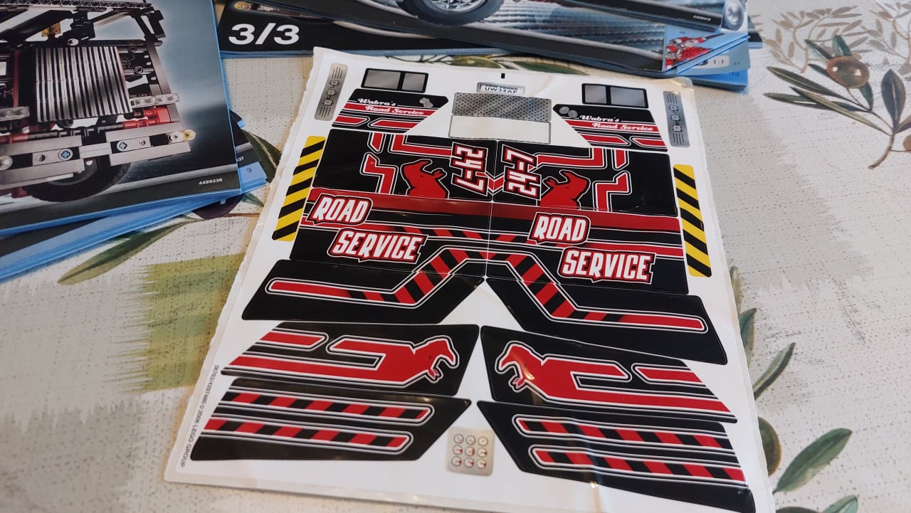 Lego technic 8285 vrachtwagen met oplegger