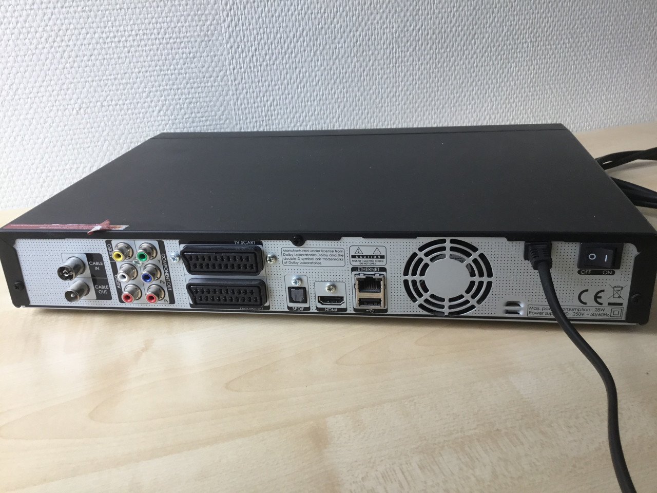 Humax 5050 om programma’s van de tv op te nemen