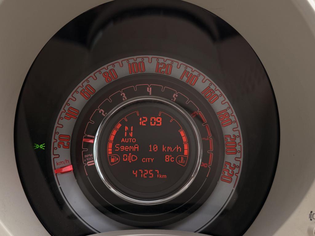 Fiat 500 cabrio lounge 1.2 | automaat | parkeersensoren | led | bluetooth |