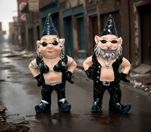 Biker Echtpaar