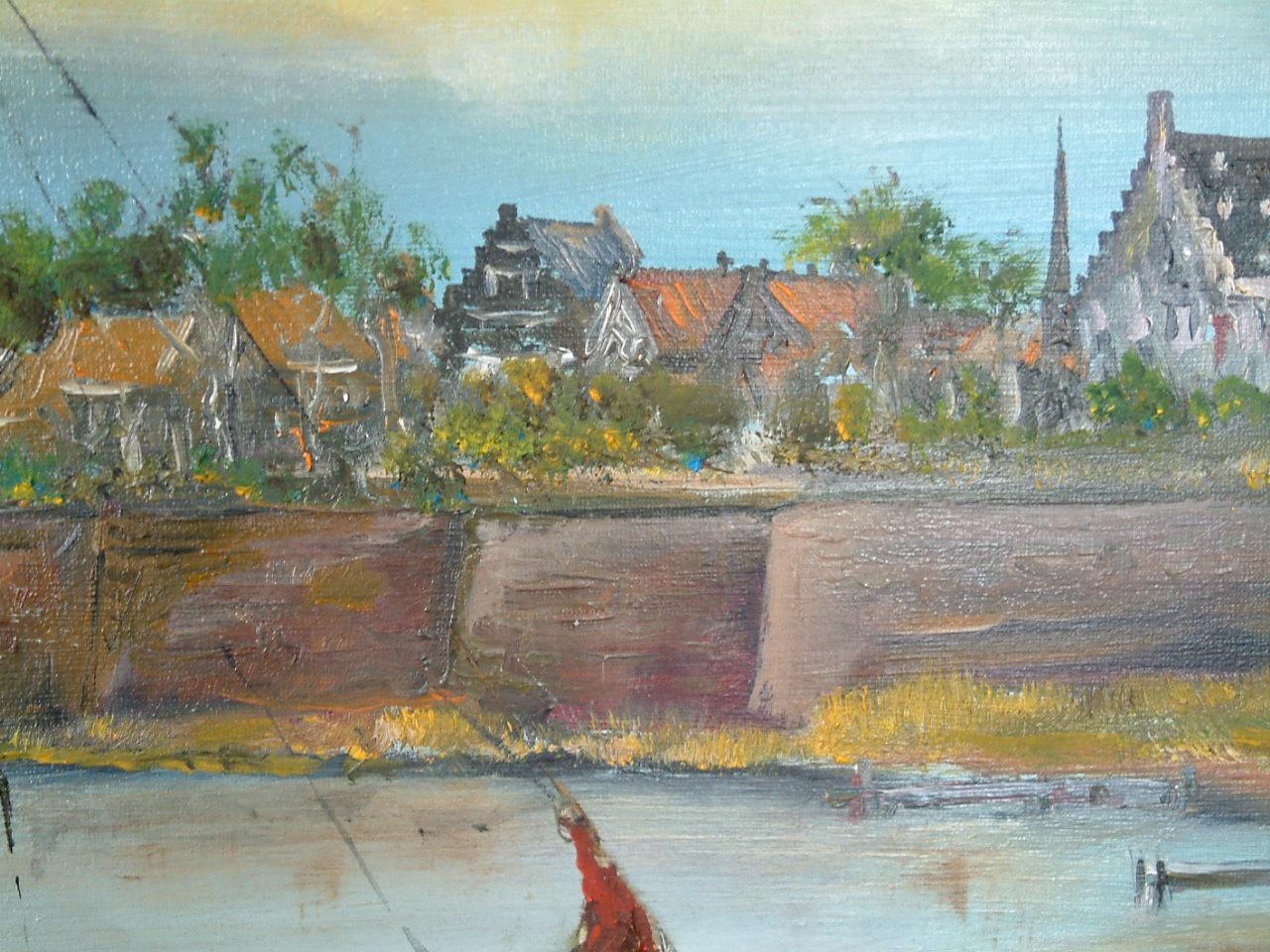 Veere oude haven met de hoogaars