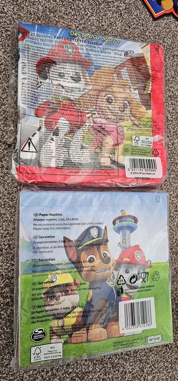 Paw Patrol feestartikelen