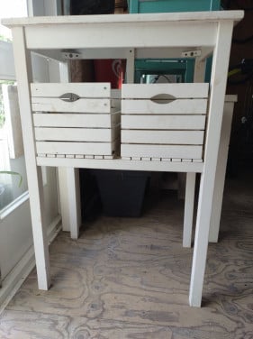 Werkbankje, hoge tafel, oppottafel