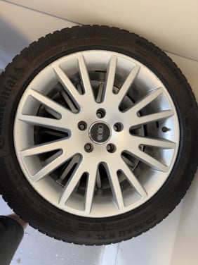 17 inch velgen met zgan Continental Winterbanden