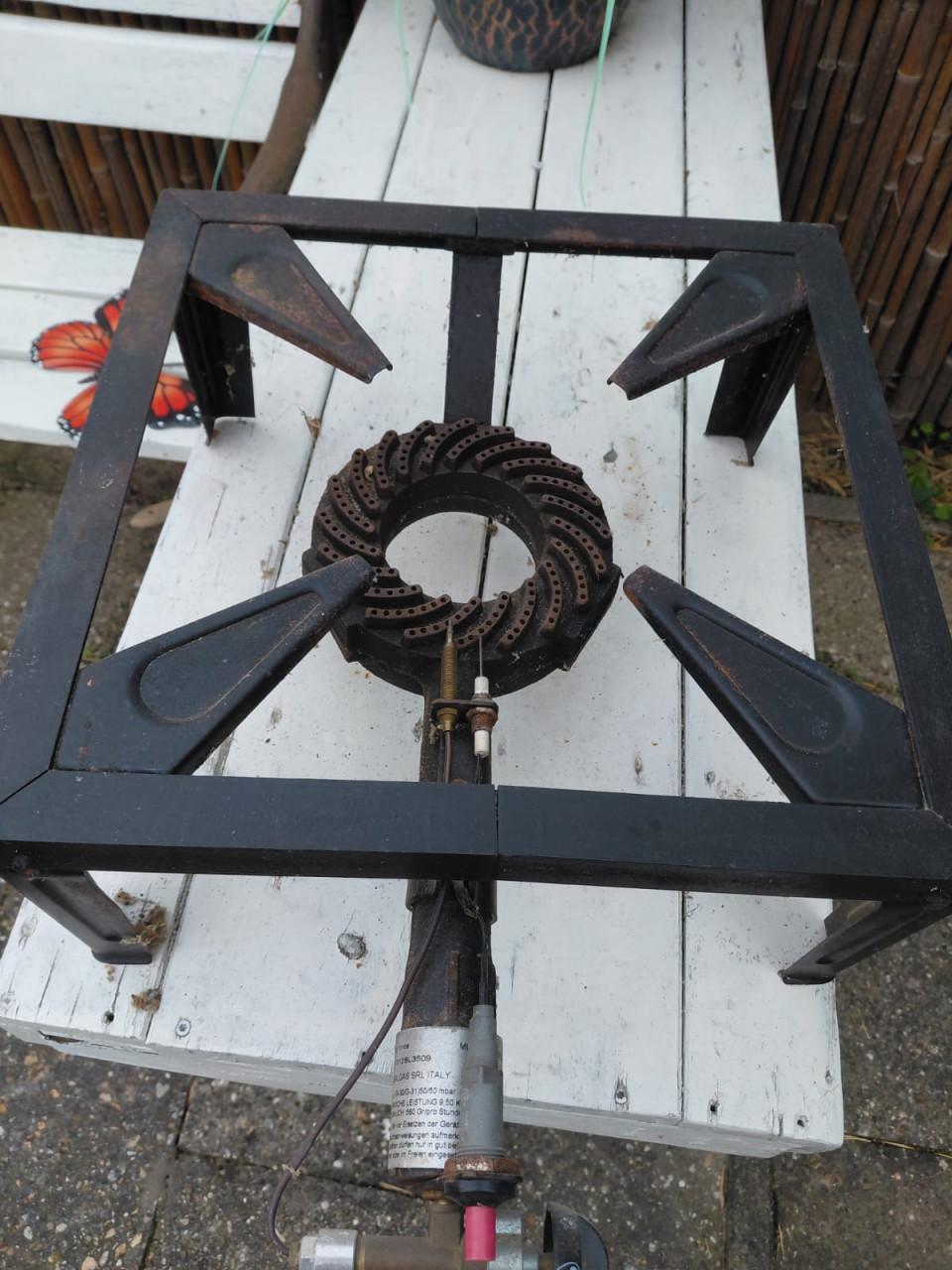 Gasbrander gietijzer propaan