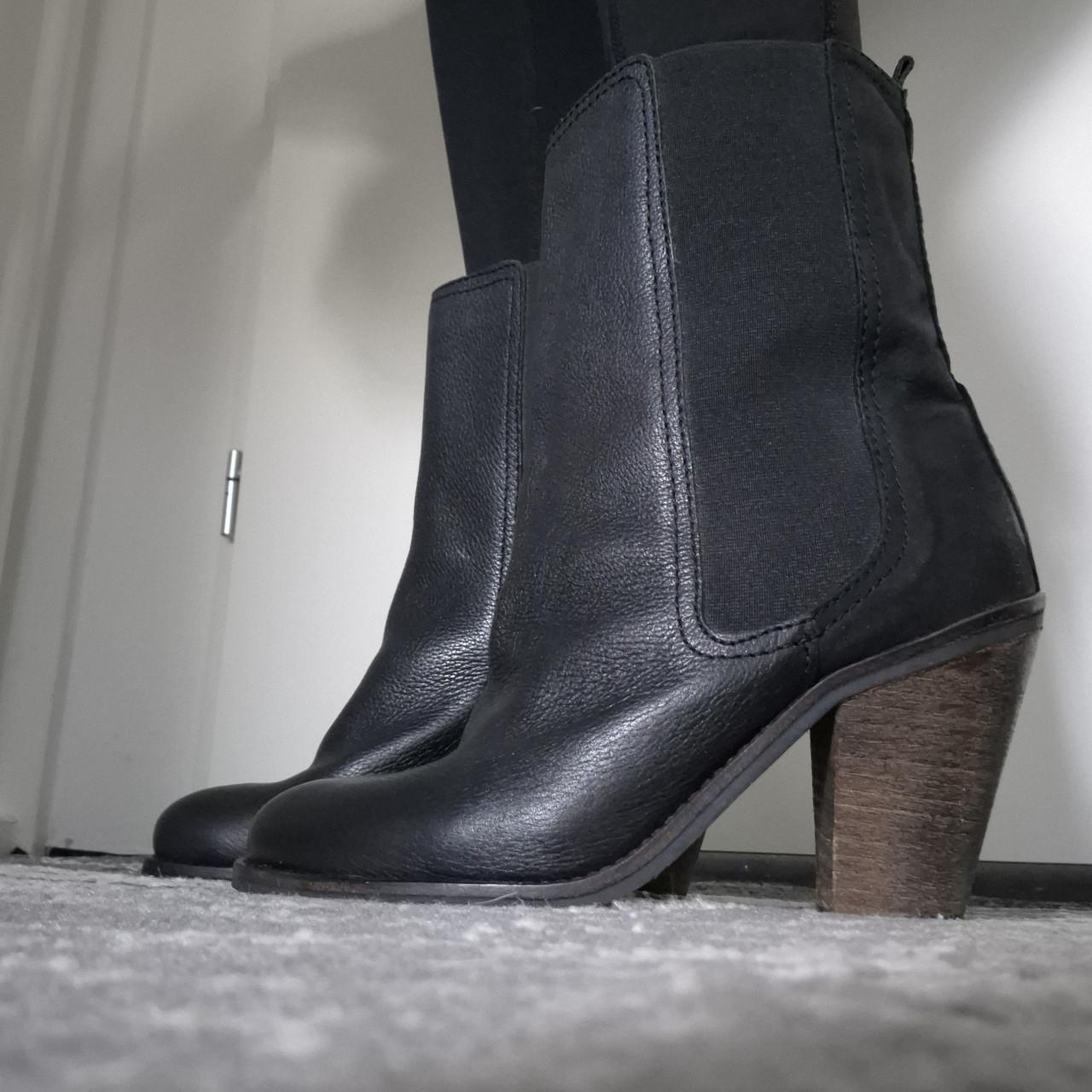 Zwarte korte cowboylaarzen maat 38